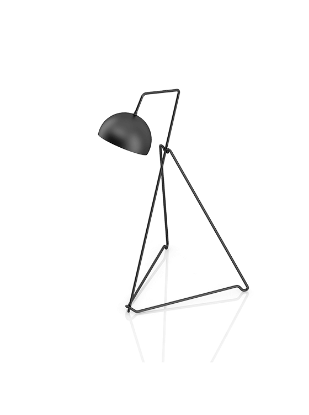 Picture of Steel Black Round Lamp