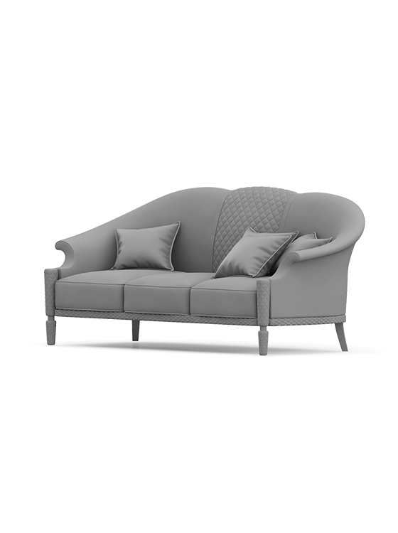 Picture of Stylish Gray Sofa