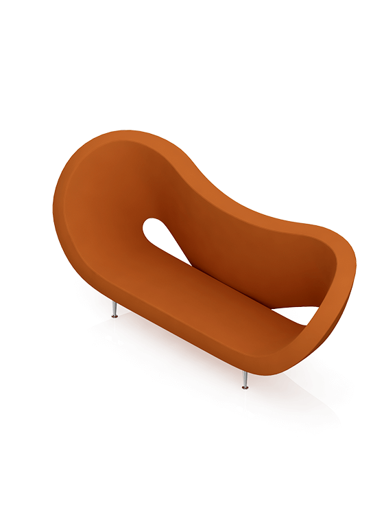 Picture of Modern Orange Sofa