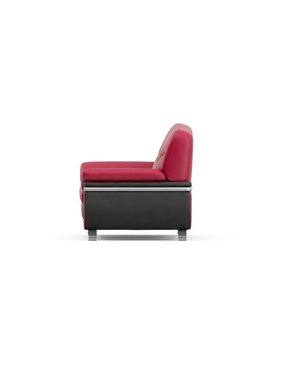 Picture of Modern Pink & Black Sofa