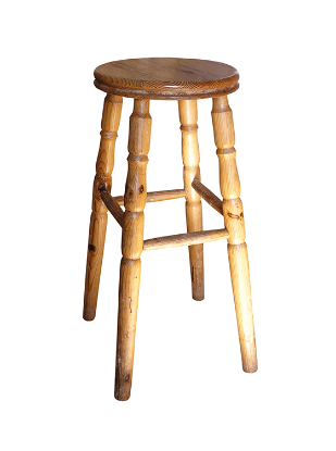 Picture of Wooden fancy stool