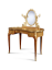 Picture of Golden brown unique look wooden vanity