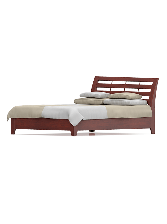 Picture of Red comfortable bed