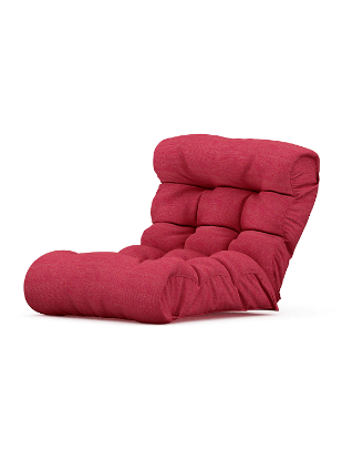 Picture of Floor Recliner Folding Lounge Sofa Futon Couch Chair Cushion Red