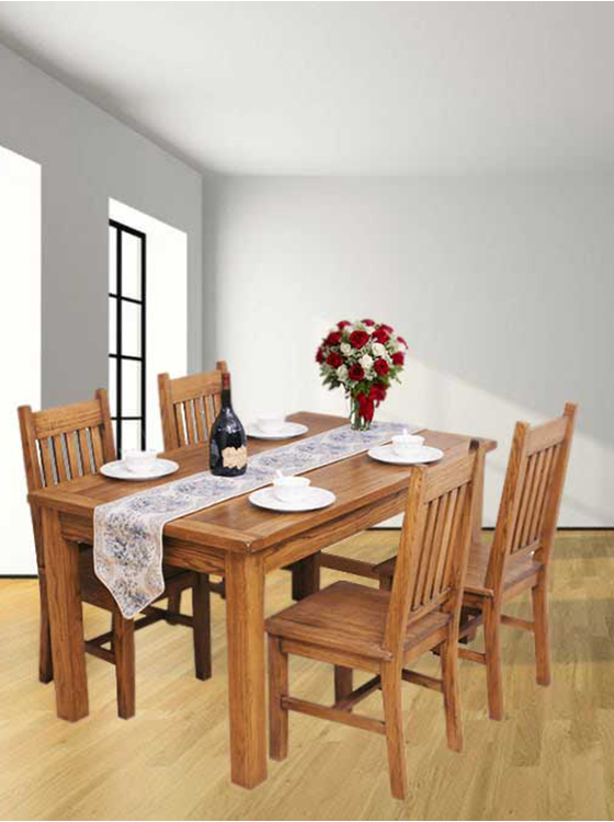 Picture of Wooden dining table 4 Seater